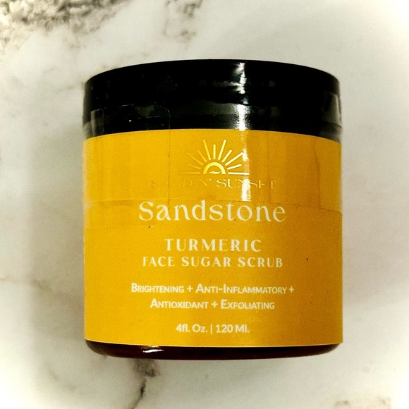 SAND N' SUNSET || Sandstone - Turmeric Face Sugar Scrub ⭐️NWT⭐️ - Picture 2 of 7